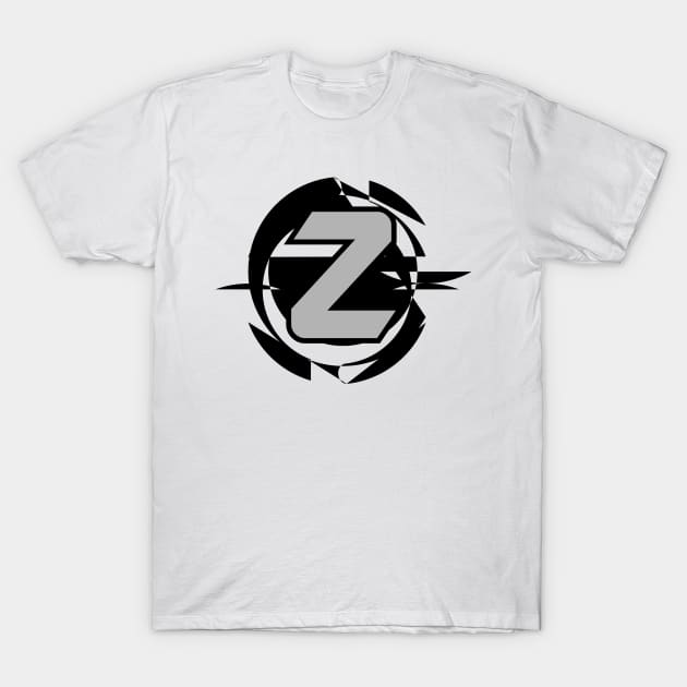 Futuristic Modern Letter Z T-Shirt by DepicSpirit